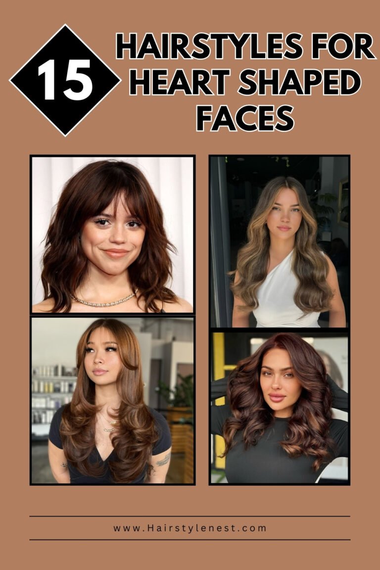 15 Hairstyles For Heart Shaped Faces