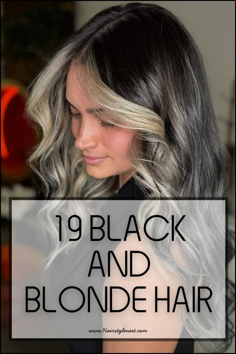 19 Black And Blonde Hair