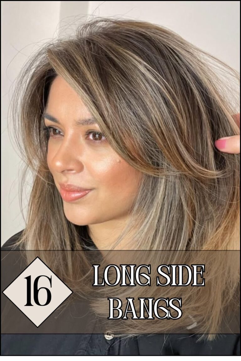 16 Long Side Bangs