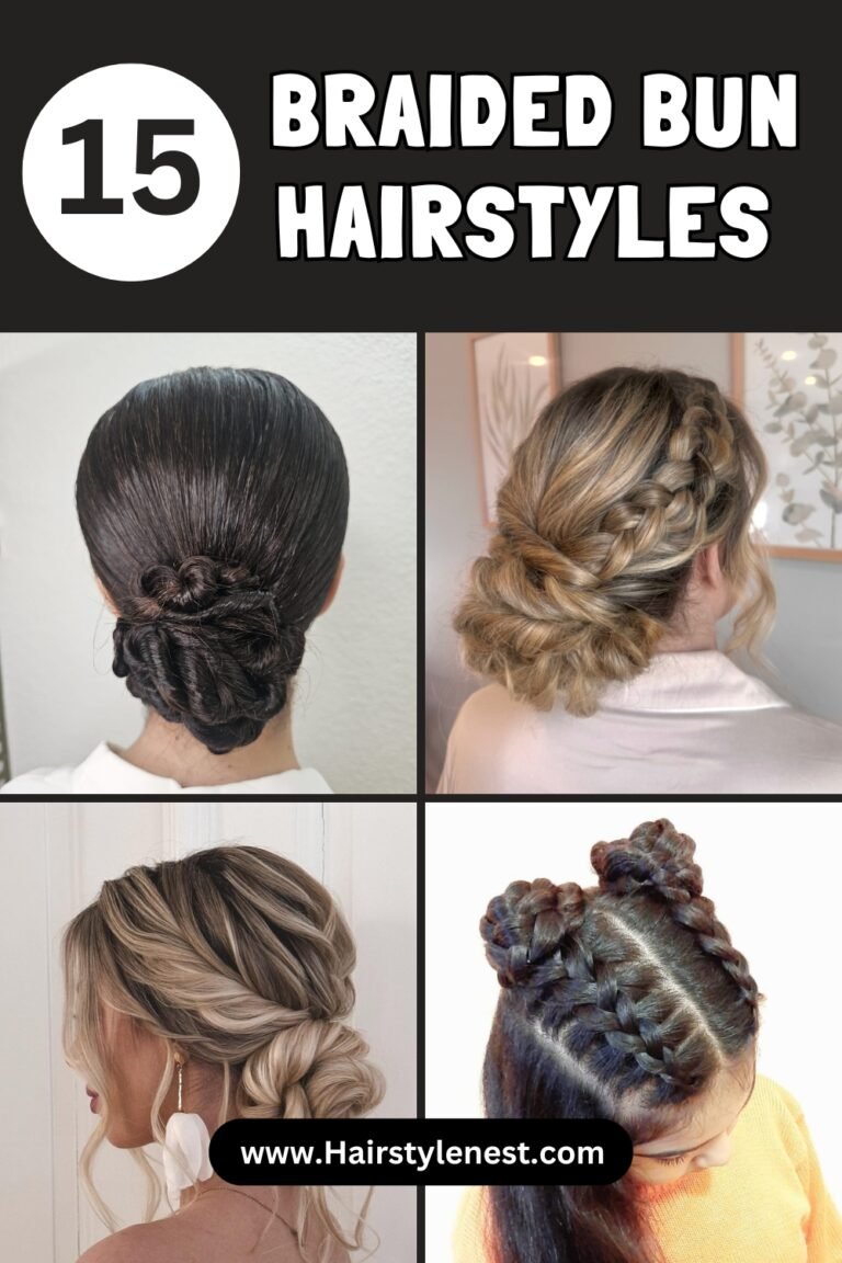 15 Braided Bun Hairstyles
