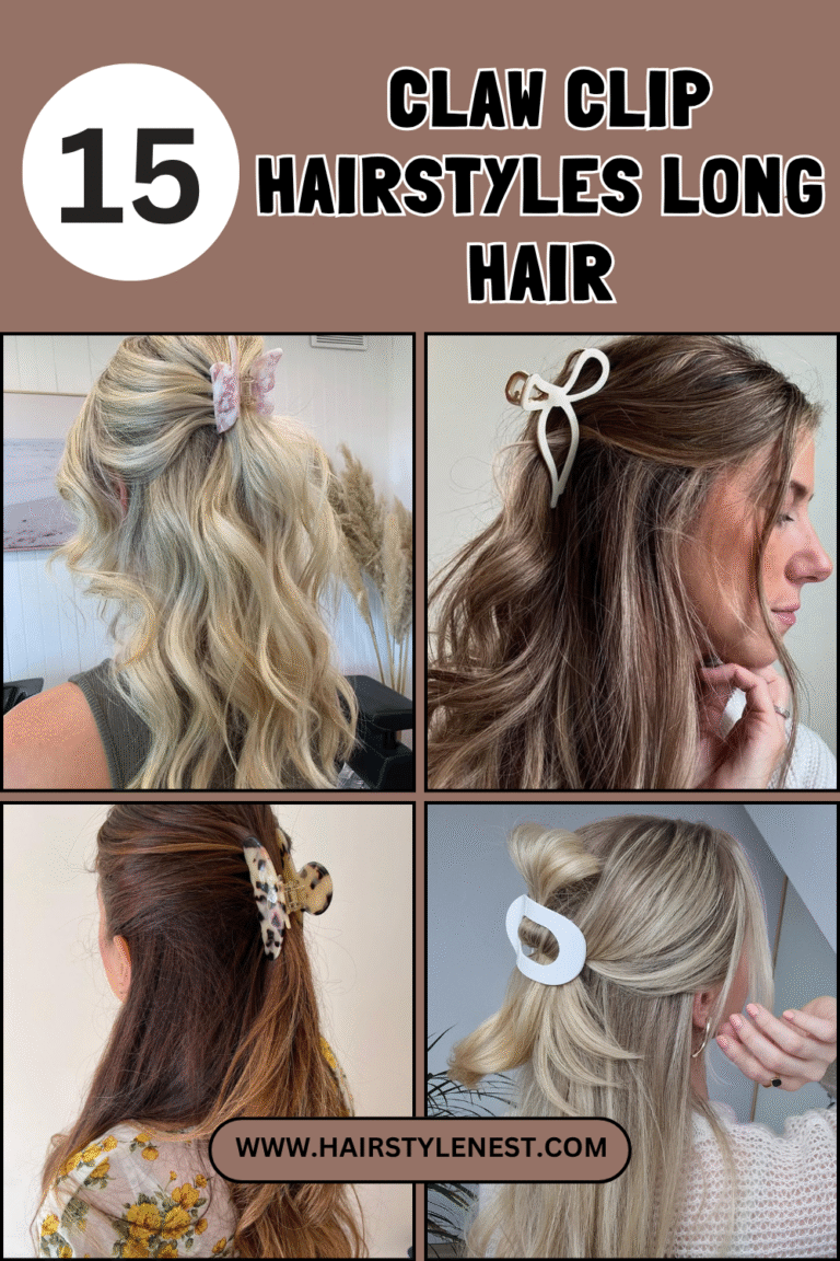 15 Claw Clip Hairstyles Long Hair
