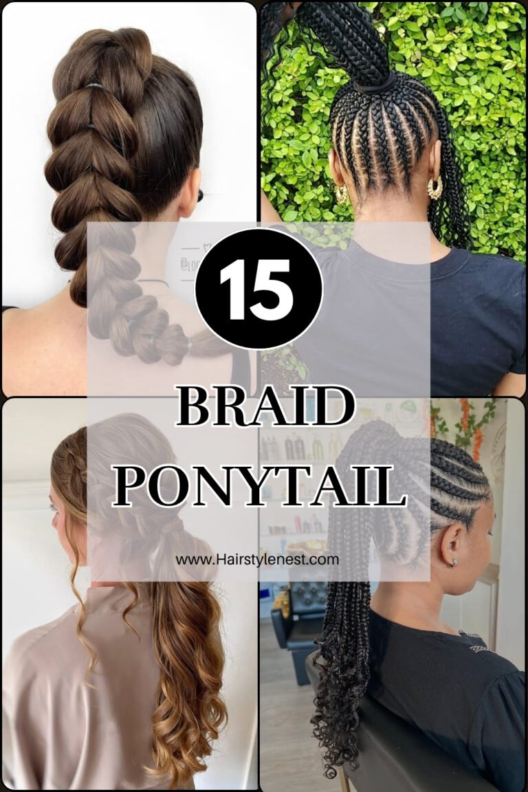 15 Braid Ponytail Hairstyles