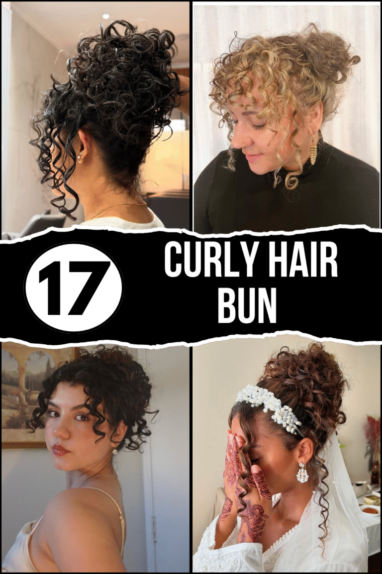 17 Curly Hair Bun