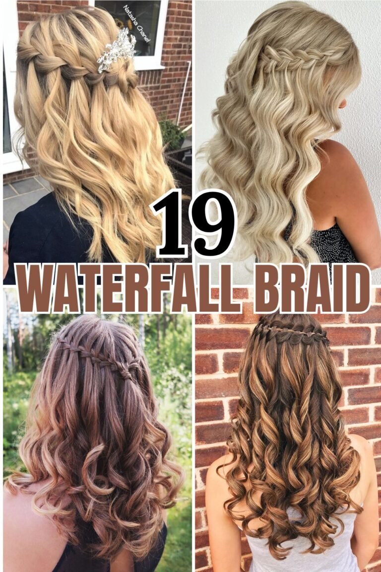 19 Waterfall Braid Hairstyles for a Beautiful and Romantic Look