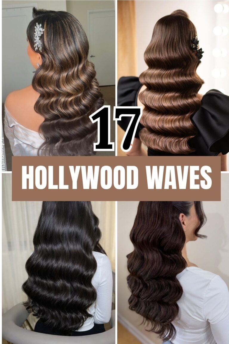 17 Hollywood Waves Hairstyles for a Glamorous and Elegant Look