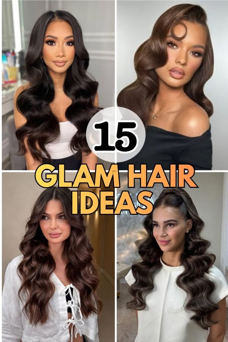 15 Glam Hair Ideas for a Gorgeous and Luxurious Look