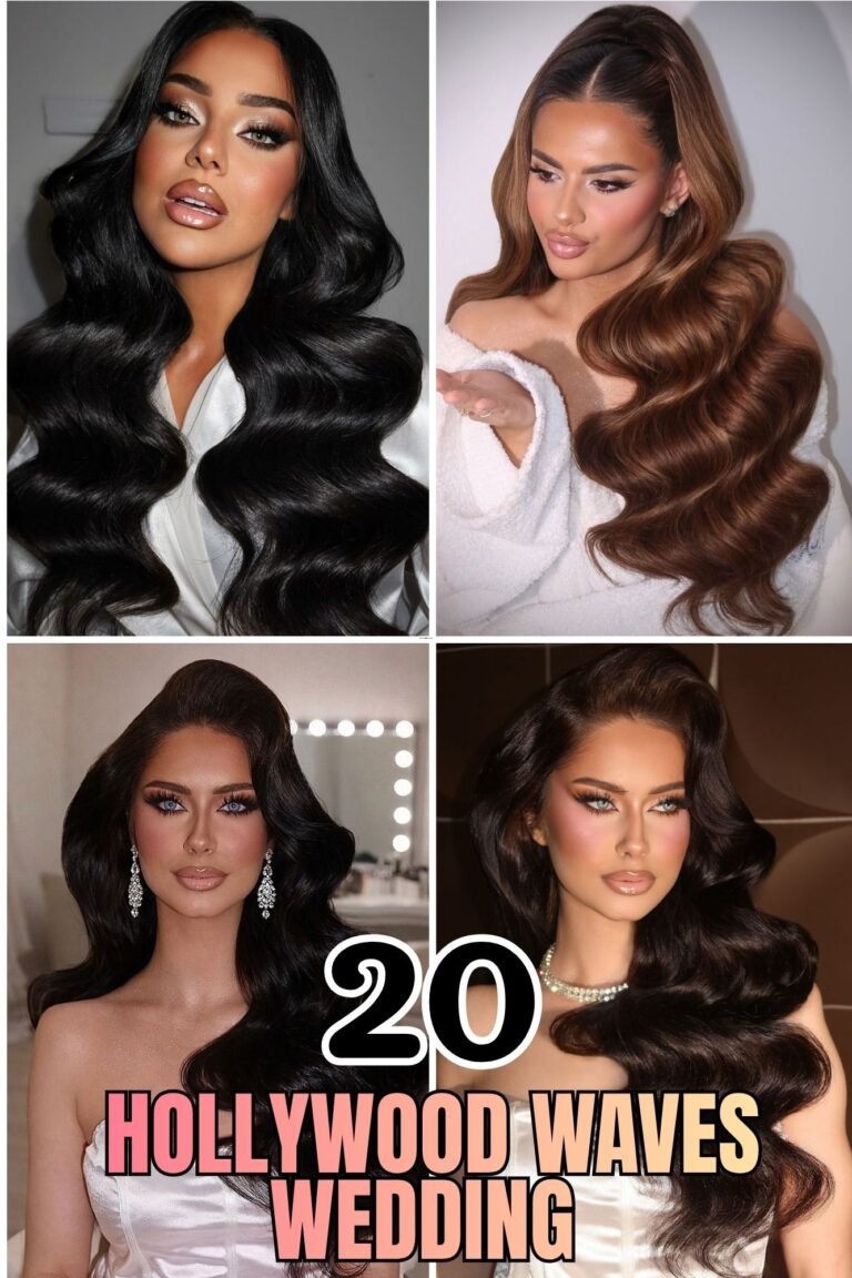 20 Hollywood Waves Wedding Hairstyles for a Glamorous Bridal Look