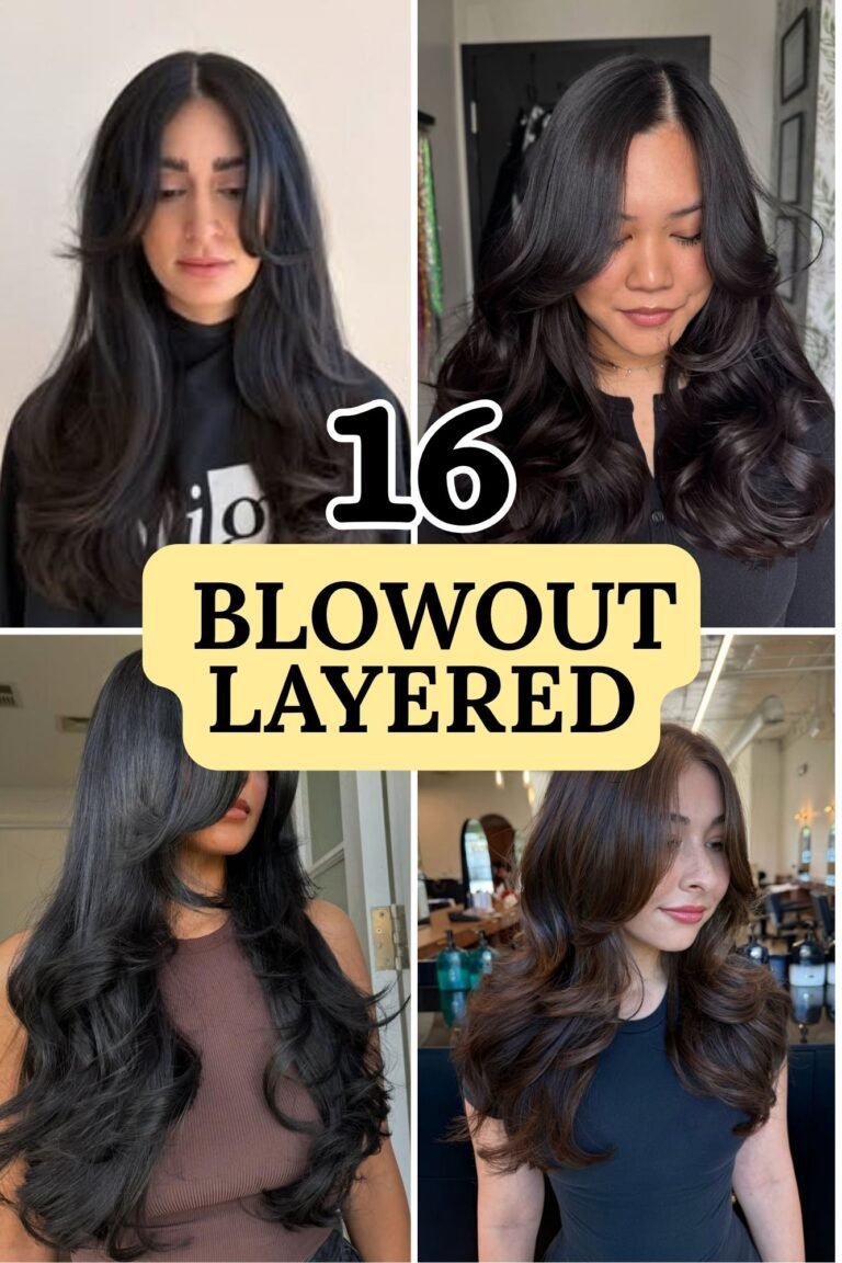 16 Blowout Layered Hair Ideas for a Voluminous Look