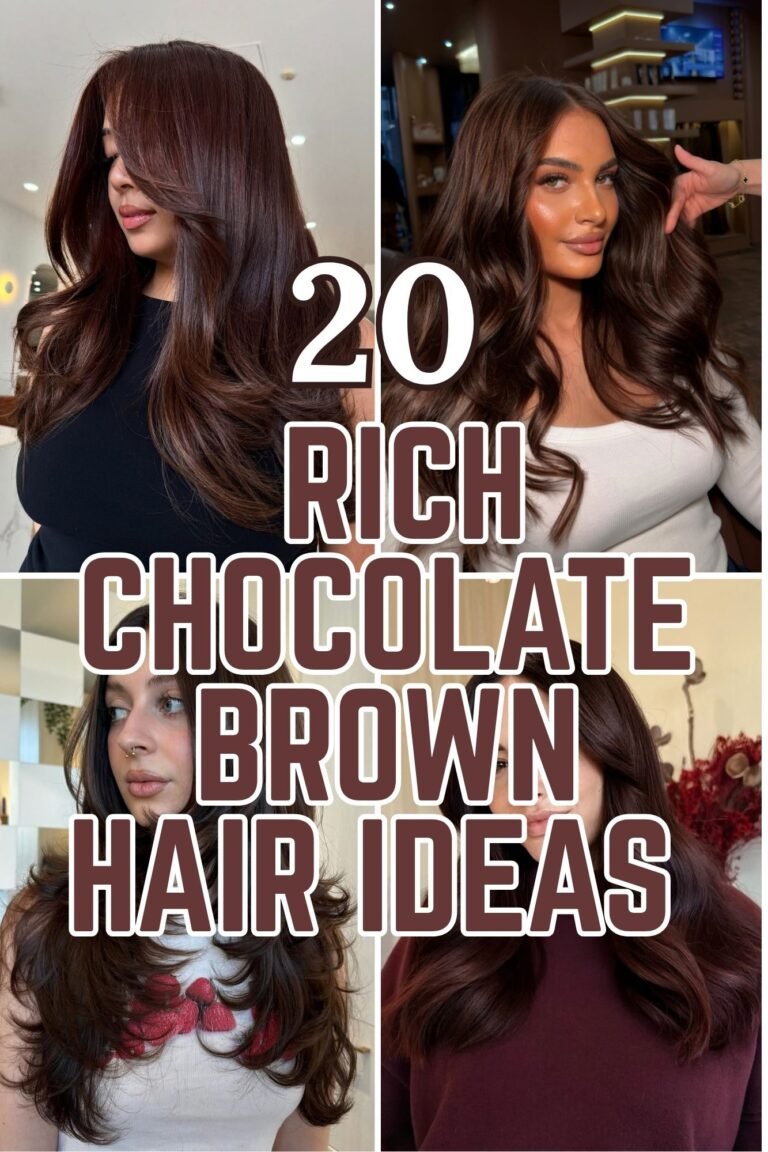 20 Rich Chocolate Brown Hair Ideas for a Luxurious and Sophisticated Look
