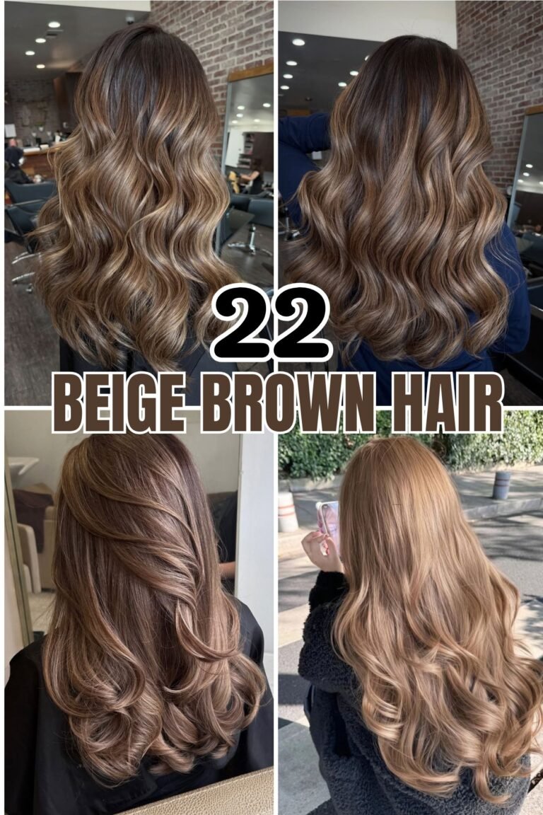 22 Beige Brown Hair Color Ideas for a Soft, Elegant Look