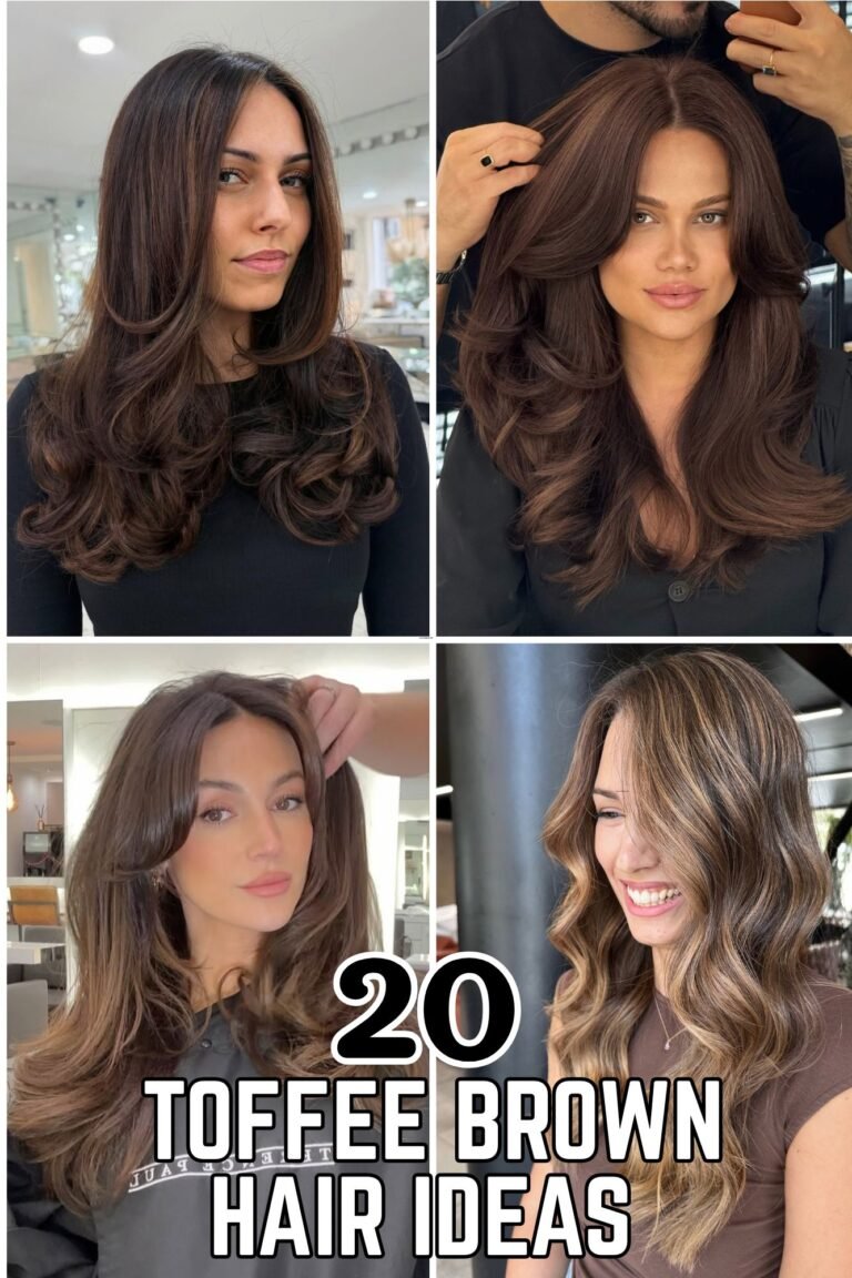 20 Toffee Brown Hair Color Ideas for a Rich, Glossy Look