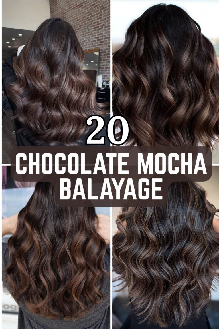 20 Chocolate Mocha Balayage Hair Color Ideas for a Rich, Elegant Look