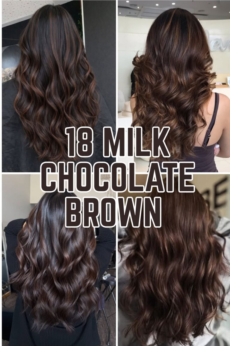 18 Milk Chocolate Brown Hair Color Ideas for a Soft, Glossy Look