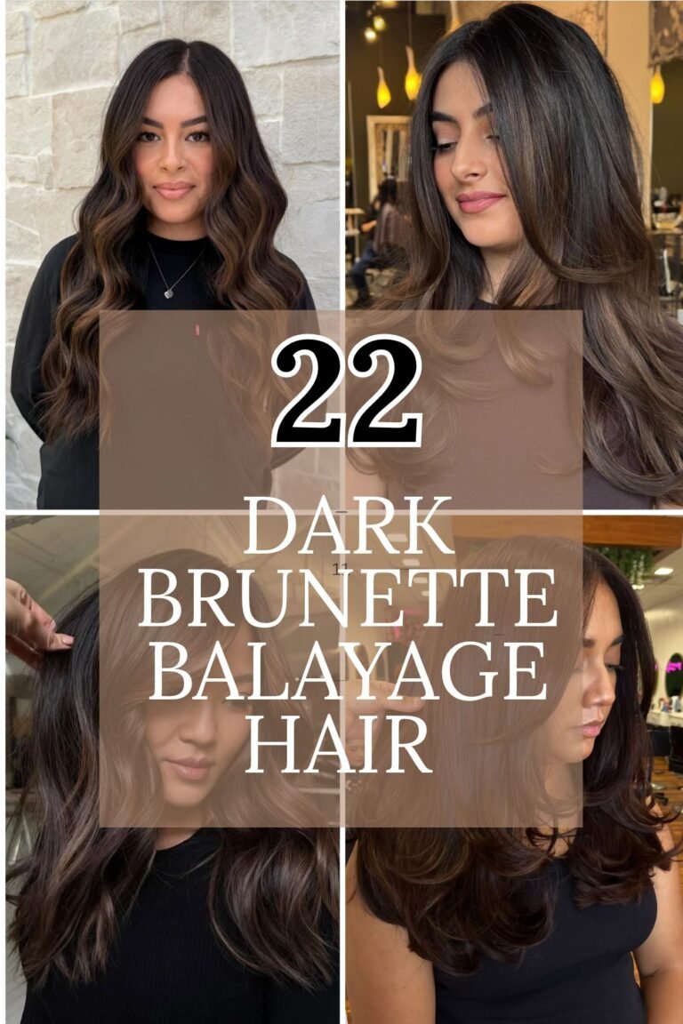 22 Dark Brunette Balayage Hair Ideas for a Rich, Dimensional Look